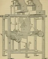 An illustration from The art of weaving, by hand and by power, with an introductory account of its rise and progress in ancient and modern times (1844)