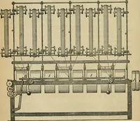 An illustration from The art of weaving, by hand and by power, with an introductory account of its rise and progress in ancient and modern times (1844)
