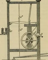 An illustration from The art of weaving, by hand and by power, with an introductory account of its rise and progress in ancient and modern times (1844)