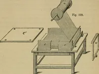 An illustration from The art of weaving, by hand and by power, with an introductory account of its rise and progress in ancient and modern times (1844)
