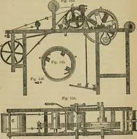 An illustration from The art of weaving, by hand and by power, with an introductory account of its rise and progress in ancient and modern times (1844)