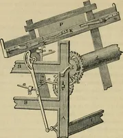 An illustration from The art of weaving, by hand and by power, with an introductory account of its rise and progress in ancient and modern times (1844)