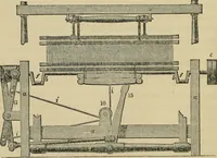 An illustration from The art of weaving, by hand and by power, with an introductory account of its rise and progress in ancient and modern times (1844)