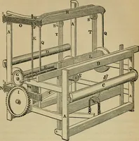 An illustration from The art of weaving, by hand and by power, with an introductory account of its rise and progress in ancient and modern times (1844)