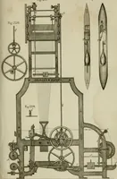 An illustration from The art of weaving, by hand and by power, with an introductory account of its rise and progress in ancient and modern times (1844)