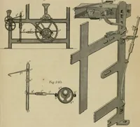An illustration from The art of weaving, by hand and by power, with an introductory account of its rise and progress in ancient and modern times (1844)