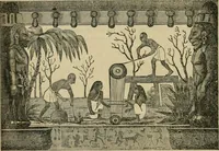 An illustration from The art of weaving, by hand and by power, with an introductory account of its rise and progress in ancient and modern times (1844)