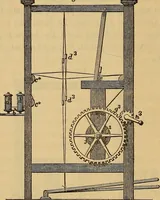 An illustration from The art of weaving, by hand and by power (1844)