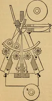 An illustration from The art of weaving, by hand and by power (1844)