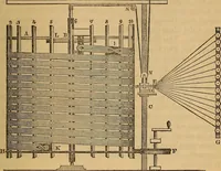 An illustration from The art of weaving, by hand and by power (1844)