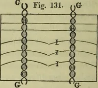 An illustration from The art of weaving, by hand and by power, : with an introductory account of its rise and progress in ancient and modern times. For the use of manufacturers and others. (1844)