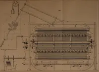 An illustration from The art of weaving, by hand and by power, : with an introductory account of its rise and progress in ancient and modern times. For the use of manufacturers and others. (1844)