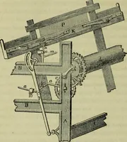 An illustration from The art of weaving, by hand and by power, : with an introductory account of its rise and progress in ancient and modern times. For the use of manufacturers and others. (1844)
