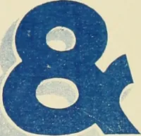 An illustration from The art ornamenter and modern sign writer. "Up to date." (1895)
