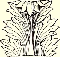 An illustration from The art & practice of typography : a manual of American printing, including a brief history up to the twentieth century, with reproductions of the work of early masters of the craft, and a practical discussion and an extensive demonstration of the modern use of type-faces and methods of arrangement (1917)
