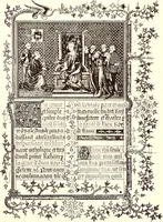 An illustration from The art & practice of typography : a manual of American printing, including a brief history up to the twentieth century, with reproductions of the work of early masters of the craft, and a practical discussion and an extensive demonstration of the modern use of type-faces and methods of arrangement (1917)