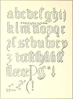 An illustration from The art & practice of typography : a manual of American printing, including a brief history up to the twentieth century, with reproductions of the work of early masters of the craft, and a practical discussion and an extensive demonstration of the modern use of type-faces and methods of arrangement (1917)