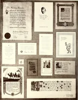 Picture 188 of 192 from The art & practice of typography : a manual of American printing, including a brief history up to the twentieth century, with reproductions of the work of early masters of the craft, and a practical discussion and an extensive demonstration of the modern use of type-faces and methods of arrangement (1917), leaf 319