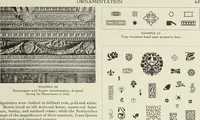 An illustration from The art & practice of typography : a manual of American printing, including a brief history up to the twentieth century, with reproductions of the work of early masters of the craft, and a practical discussion and an extensive demonstration of the modern use of type-faces and methods of arrangement (1917)