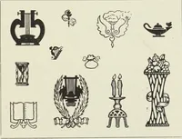 An illustration from The art & practice of typography : a manual of American printing, including a brief history up to the twentieth century, with reproductions of the work of early masters of the craft, and a practical discussion and an extensive demonstration of the modern use of type-faces and methods of arrangement (1917)
