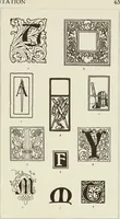 An illustration from The art & practice of typography : a manual of American printing, including a brief history up to the twentieth century, with reproductions of the work of early masters of the craft, and a practical discussion and an extensive demonstration of the modern use of type-faces and methods of arrangement (1917)