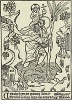 An illustration from The art & practice of typography : a manual of American printing, including a brief history up to the twentieth century, with reproductions of the work of early masters of the craft, and a practical discussion and an extensive demonstration of the modern use of type-faces and methods of arrangement (1917)