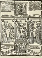 An illustration from The art & practice of typography : a manual of American printing, including a brief history up to the twentieth century, with reproductions of the work of early masters of the craft, and a practical discussion and an extensive demonstration of the modern use of type-faces and methods of arrangement (1917)