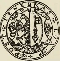 An illustration from The art & practice of typography : a manual of American printing, including a brief history up to the twentieth century, with reproductions of the work of early masters of the craft, and a practical discussion and an extensive demonstration of the modern use of type-faces and methods of arrangement (1917)