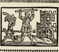 An illustration from The art & practice of typography : a manual of American printing, including a brief history up to the twentieth century, with reproductions of the work of early masters of the craft, and a practical discussion and an extensive demonstration of the modern use of type-faces and methods of arrangement (1917)