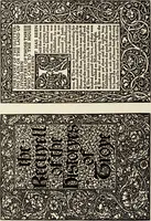 An illustration from The art & practice of typography : a manual of American printing, including a brief history up to the twentieth century, with reproductions of the work of early masters of the craft, and a practical discussion and an extensive demonstration of the modern use of type-faces and methods of arrangement (1917)