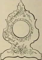 An illustration from Art recreations; being a complete guide to pencil drawing, oil painting, water-color painting, crayon drawing and painting, painting on ground glass, Grecian painting, antique painting, oriental painting, sign painting, theorem painting, ferneries, moss work, papier mache, cone work, feather flowers, potichomanie, leather work, hair work, taxidermy, gilding and bronzing, plaster work, decalcomanie, wax work, shell work, magic lantern, paper flowers, imitation of pearl, the aquqrium, sealing-wax painting, panorama painting, coloring photographs, enamel painting, etc. (1873)