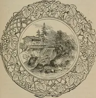 An illustration from Art recreations; being a complete guide to pencil drawing, oil painting, water-color painting, crayon drawing and painting, painting on ground glass, Grecian painting, antique painting, oriental painting, sign painting, theorem painting, ferneries, moss work, papier mache, cone work, feather flowers, potichomanie, leather work, hair work, taxidermy, gilding and bronzing, plaster work, decalcomanie, wax work, shell work, magic lantern, paper flowers, imitation of pearl, the aquqrium, sealing-wax painting, panorama painting, coloring photographs, enamel painting, etc. (1873)