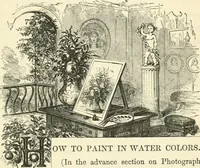 Picture 28 of 81 from Art recreations : being a complete guide to pencil drawing, oil painting ... moss work, papier mache...wax work, shell work...enamel painting, etc. (1871), leaf 138