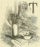 An illustration from Art recreations : being a complete guide to pencil drawing, oil painting ... moss work, papier mache...wax work, shell work...enamel painting, etc. (1871)