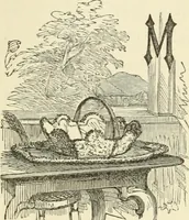 An illustration from Art recreations : being a complete guide to pencil drawing, oil painting ... moss work, papier mache...wax work, shell work...enamel painting, etc. (1871)