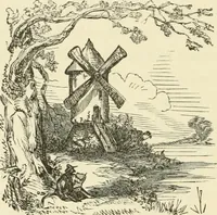 An illustration from Art recreations : being a complete guide to pencil drawing, oil painting ... moss work, papier mache...wax work, shell work...enamel painting, etc. (1871)