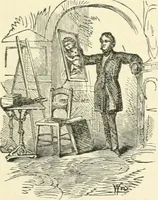 An illustration from Art recreations : being a complete guide to pencil drawing, oil painting ... moss work, papier mache...wax work, shell work...enamel painting, etc. (1871)