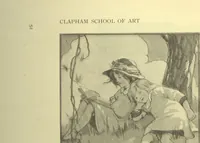 An illustration from Arts [and] crafts; a review of the work executed by students in the leading art school of Great Britain and Ireland (1916)