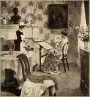 An illustration from The art treasures of Washington : an account of the Corcoran Gallery of Art and of the National Gallery and Museum, with descriptions and criticisms of their contents; including, also, an account of the works of art in the Capitol, and in the Library of Congress, and of the most important statuary in the city (1912)