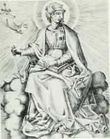 An illustration from "As David and the sibyls say" : a sketch of the sibyls and the sibylline oracles (1905)