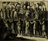 An illustration from Asia, of, Naukeurige beschryving van het rijk des Grooten Mogols, en een groot gedeelte van Indien ... (1672)