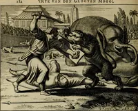 Picture 27 of 85 from Asia, of, Naukeurige beschryving van het rijk des Grooten Mogols, en een groot gedeelte van Indien ... (1672), leaf 221