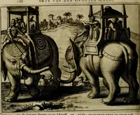 An illustration from Asia, of, Naukeurige beschryving van het rijk des Grooten Mogols, en een groot gedeelte van Indien ... (1672)