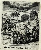 Picture 15 of 34 from Asma poeticum Litaniaru[m] Lauretanarum : [in quo singulis titulis emblemata cum carmine respondent] (1636), leaf 59
