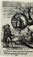 An illustration from Asma poeticum Litaniaru[m] Lauretanarum : [in quo singulis titulis emblemata cum carmine respondent] (1636)