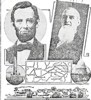 An illustration from The assassination of Abraham Lincoln (1865)