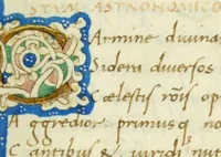 Picture 2 of 2 from [Astronomica / Marcus Manilius. In morbis a capite ad pedes / Quintus Sammonicus Serenus]., leaf 13