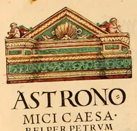 Picture 34 of 54 from Astronomicum cæsareum (1540), leaf 105