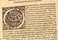 An illustration from Astronomicum cæsareum (1540)