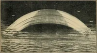 An illustration from Astronomy and the Bible; (1919)